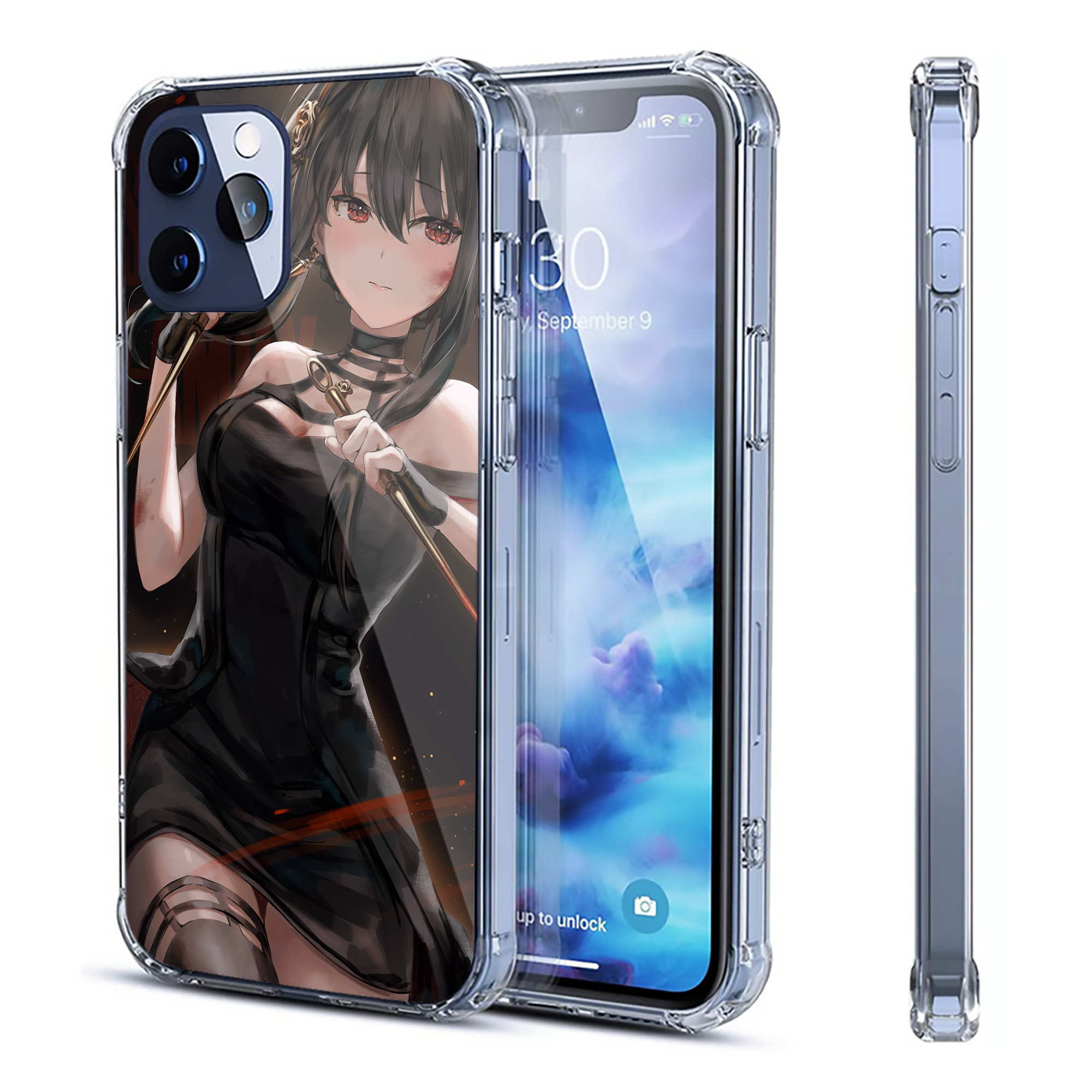 （画像用） SPY×FAMILY间谍家家酒 【iPhone 12シリーズ対応】透明スマホケース（クリアソフトケース）